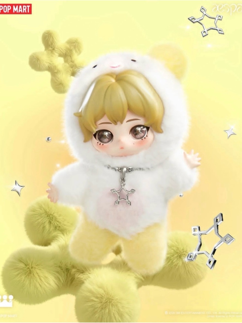 Aespa X POP MART fluffy club winter ver. Mungtaengi Sealed Bag